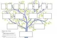 Free Family Tree Template To Print  Google Search …  Grandparents for Blank Family Tree Template 3 Generations