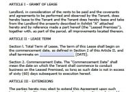 Free Florida Commercial Lease Agreement  Pdf  Word Doc with regard to Commercial Lease Agreement Template Word