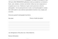 Free Generic Photo Copyright Release Form  Pdf  Eforms – Free with regard to Photography Business Forms Templates