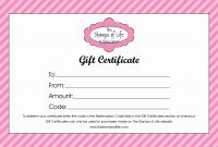 Free Gift Certificate Template Word Generic Certificates Print within Generic Certificate Template