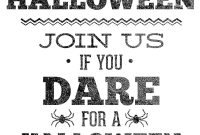 Free Halloween Party Invitation Templates Template Shocking within Free Halloween Templates For Word