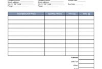 Free Handyman Contractor Invoice Template  Word  Pdf  Eforms inside Contractor Invoices Templates