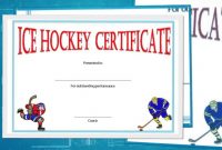 Free Hockey Certificate Templates For Download  Youtube intended for Hockey Certificate Templates