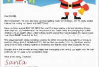 Free Letter From Santa Template Word Amazing Letter From Santa for Santa Letter Template Word