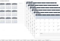 Free Monthly Calendar Templates  Smartsheet intended for Month At A Glance Blank Calendar Template