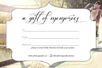 Free Photography Gift Certificate Templatesharetemplatedesigncom with Free Photography Gift Certificate Template