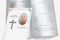 Free Printable Bi Fold Funeral Program Template With Uk Plus with regard to Memorial Brochure Template