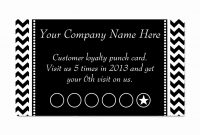 Free Printable Business Card Template And Business Punch Card pertaining to Business Punch Card Template Free