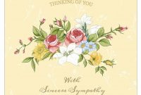 Free Printable Condolence And Sympathy Cards regarding Sorry For Your Loss Card Template