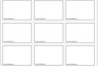 Free Printable Flash Cards Template within Blank Index Card Template