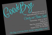 Free Printable Invitation Templates Going Away Party …  Party Ideas in Farewell Invitation Card Template