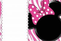 Free Printable Minnie Mouse Birthday Invitations – Bagvania Free with regard to Minnie Mouse Card Templates