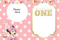 Free Printable Minnie Mouse St Invitation  Talli  Minnie Mouse with Minnie Mouse Card Templates