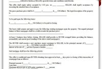 Free Printable Offer To Purchase Real Estate Legal Forms  Free for Offer To Purchase Business Agreement Template