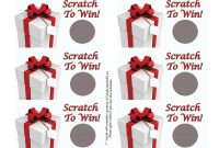 Free Printable Scratch Off Card For Businesses  Scratch Off in Scratch Off Card Templates