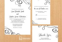 Free Printable Wedding Invitations pertaining to Free Printable Wedding Rsvp Card Templates