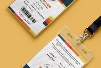 Free Psd  Creative Office Identity Card Template Psd On Behance intended for Conference Id Card Template