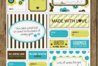 Free Quilt Labels Printable  Love Patchwork  Quilting throughout Quilt Label Templates