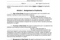 Free Real Estate Power Of Attorney  Word  Pdf  Eforms – Free with Joint Property Ownership Agreement Template