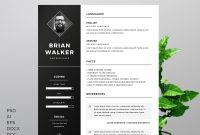 Free Resume Template For Word Photoshop  Illustrator On Behance in How To Find A Resume Template On Word