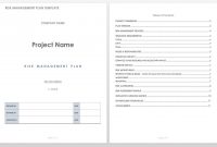 Free Risk Management Plan Templates  Smartsheet with Risk Mitigation Report Template