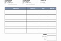 Free Roofing Invoice Template – Amandaeca intended for Free Roofing Invoice Template