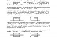 Free Roommate Agreement Templates  Forms Word Pdf in Free Roommate Lease Agreement Template