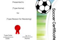 Free Soccer Certificate Maker  Edit Online And Print At Home for Soccer Award Certificate Templates Free
