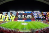Free Sport Banner Template For Youtube Channel  Photoshop I pertaining to Sports Banner Templates