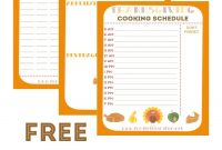 Free Thanksgiving Planner With  Printables To Help Keep You in Thanksgiving Menu Template Printable