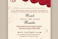Free Wedding Card Psd Templates In   Kankotri Vector Template with Invitation Cards Templates For Marriage