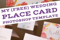 Free Wedding Place Card Template Ideas Photoshop Templatepp in Place Card Template Free 6 Per Page