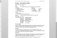 Fsms Audit Report Example Template intended for Template For Audit Report
