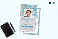 Funeral Request Prayer Card Template In Adobe Photoshop Microsoft Word in Prayer Card Template For Word