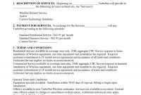 General Service Contractemm  General Contract For Services inside Terms And Conditions Of Business Free Templates