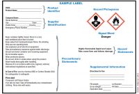 Ghs Hcs Standards Changing Chemical Drum Labels with regard to Ghs Label Template