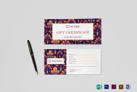 Gift Certificate Design Template In Psd Word Publisher for Publisher Gift Certificate Template