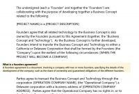 Great Founders Agreement Tramples For Any Startup ᐅ regarding Startup Founders Agreement Template