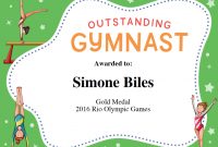 Gymnastics Quotes  Simone Biles Gabby Douglas  Aly Raisman Quotes within Gymnastics Certificate Template
