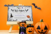 Halloween Party Best Costume Contest Printable Certificate  Etsy within Halloween Costume Certificate Template