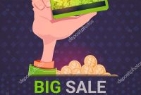 Hand Holding Credit Card Over Big Sale St Patrick Day Holiday regarding Credit Card Templates For Sale