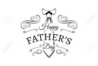 Happy Fathers Day Card Design With Necktie Vector Illustration throughout Fathers Day Card Template