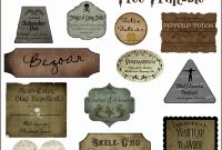 Harry Potter Potion Label Printables  Nerdy Stuff  Harry Potter throughout Harry Potter Potion Labels Templates