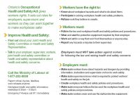 Health And Safety Training Online – Employment North intended for Health And Safety Board Report Template