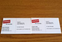 Heavyweight Business Card Stock Elegant Staple Cards Template inside Staples Business Card Template