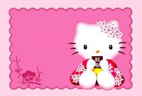 Hello Kitty Invitations Templates Free  Sansurabionetassociats throughout Hello Kitty Birthday Banner Template Free