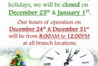 Holiday Closed Sign Template  Template Modern Design for Business Closed Sign Template