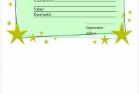 Homemade Gift Certificate Template Main Image  Panama Flag with Homemade Christmas Gift Certificates Templates