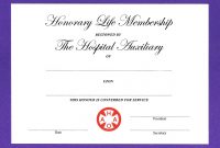 Honorary Life Certificate Templates  Pdf Docx  Free  Premium throughout New Member Certificate Template