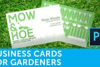 How To Design A Business Card For Gardeners  Solopress for Gardening Business Cards Templates